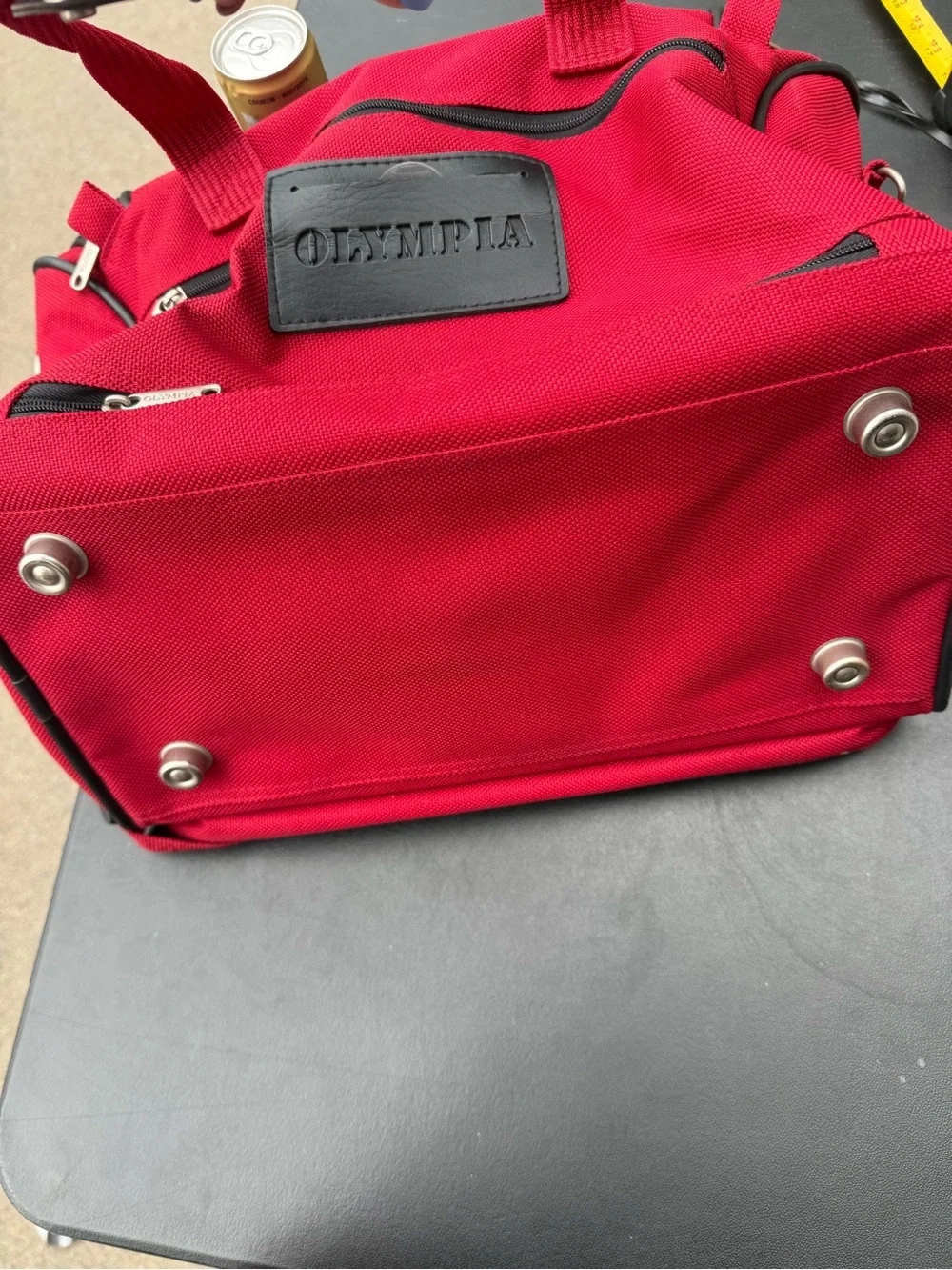 Olympia Red Men’s Travel Duffel Bag